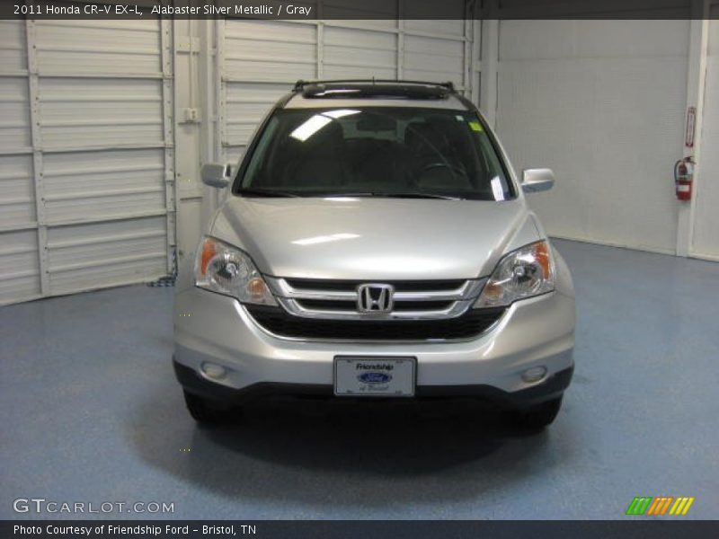 Alabaster Silver Metallic / Gray 2011 Honda CR-V EX-L