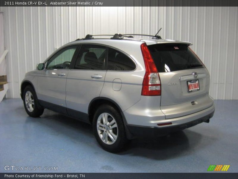 Alabaster Silver Metallic / Gray 2011 Honda CR-V EX-L