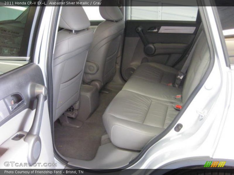 Alabaster Silver Metallic / Gray 2011 Honda CR-V EX-L