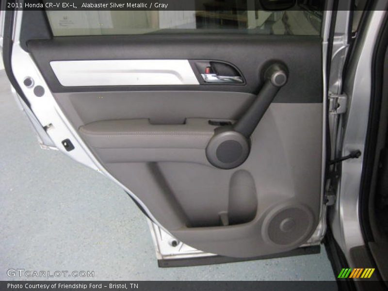 Alabaster Silver Metallic / Gray 2011 Honda CR-V EX-L