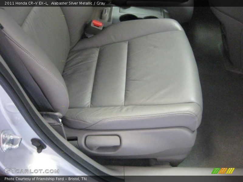 Alabaster Silver Metallic / Gray 2011 Honda CR-V EX-L