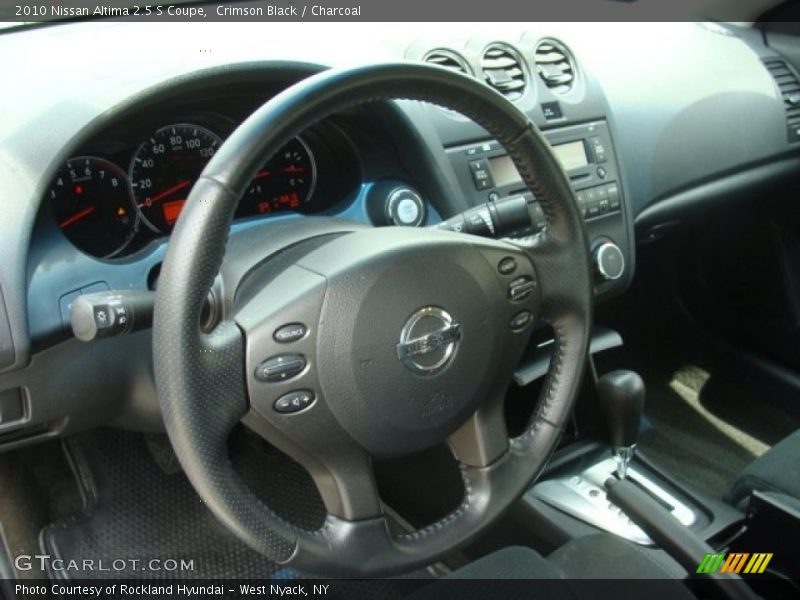 Crimson Black / Charcoal 2010 Nissan Altima 2.5 S Coupe