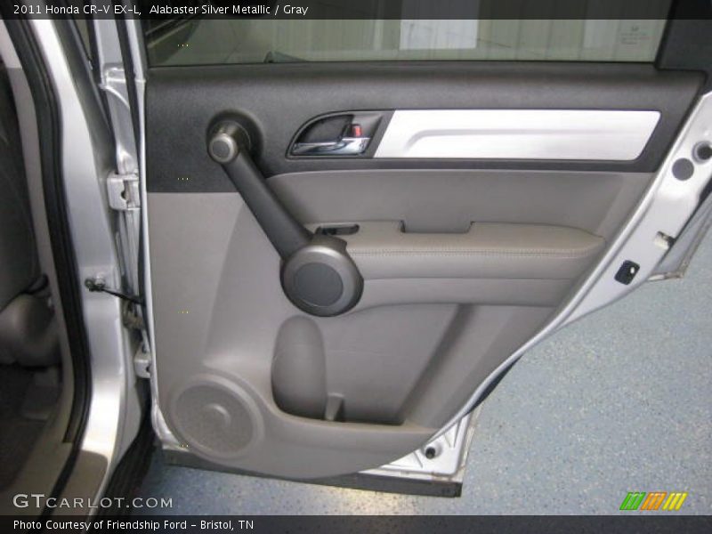 Alabaster Silver Metallic / Gray 2011 Honda CR-V EX-L