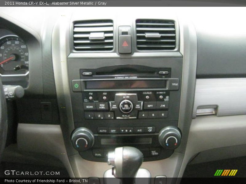 Alabaster Silver Metallic / Gray 2011 Honda CR-V EX-L