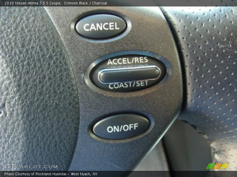 Crimson Black / Charcoal 2010 Nissan Altima 2.5 S Coupe