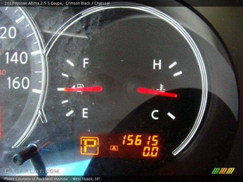 Crimson Black / Charcoal 2010 Nissan Altima 2.5 S Coupe