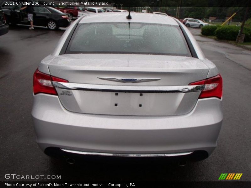 Bright Silver Metallic / Black 2011 Chrysler 200 Touring