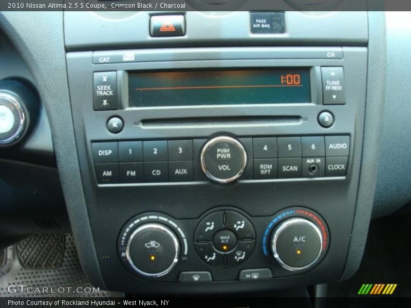 Crimson Black / Charcoal 2010 Nissan Altima 2.5 S Coupe