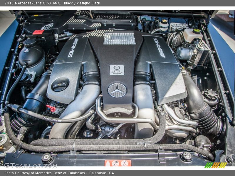  2013 G 63 AMG Engine - 5.5 Liter AMG Twin-Turbocharged DOHC 32-Valve VVT V8