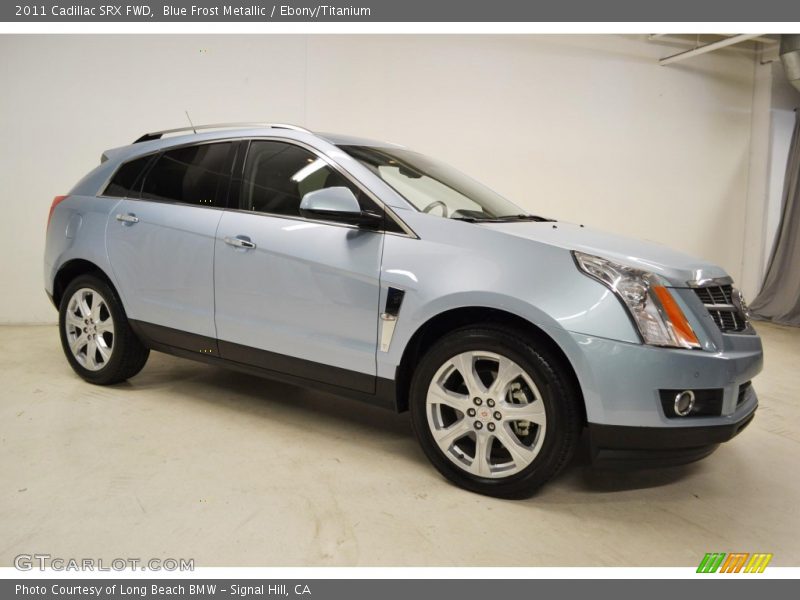 Blue Frost Metallic / Ebony/Titanium 2011 Cadillac SRX FWD