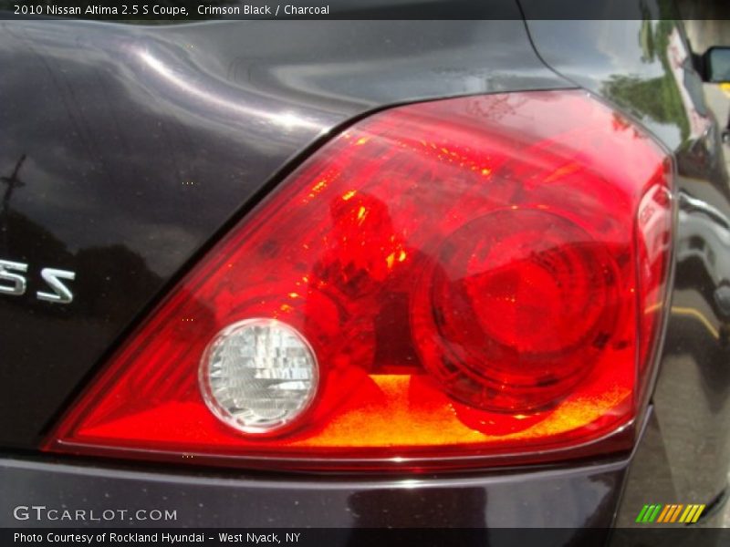 Crimson Black / Charcoal 2010 Nissan Altima 2.5 S Coupe