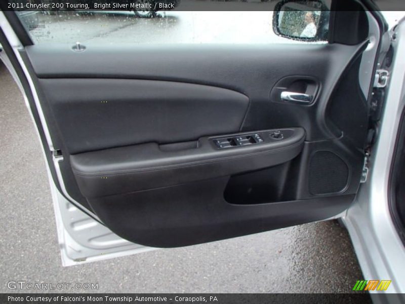 Bright Silver Metallic / Black 2011 Chrysler 200 Touring
