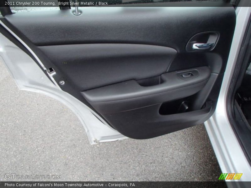 Bright Silver Metallic / Black 2011 Chrysler 200 Touring