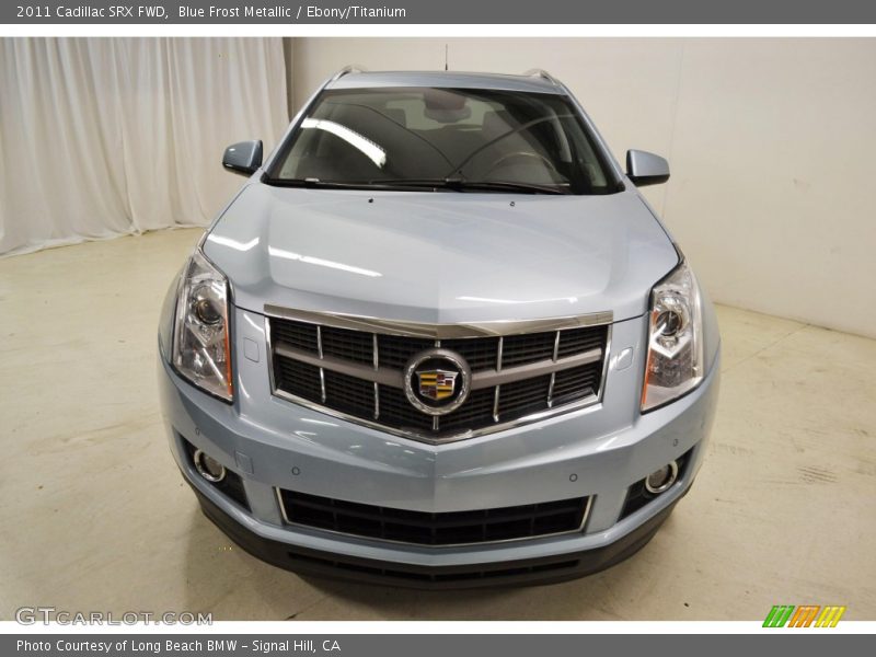 Blue Frost Metallic / Ebony/Titanium 2011 Cadillac SRX FWD