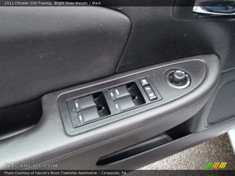 Bright Silver Metallic / Black 2011 Chrysler 200 Touring