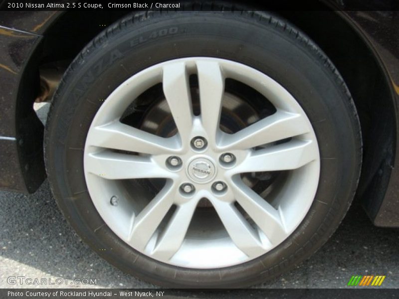 Crimson Black / Charcoal 2010 Nissan Altima 2.5 S Coupe