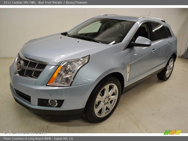 Blue Frost Metallic / Ebony/Titanium 2011 Cadillac SRX FWD