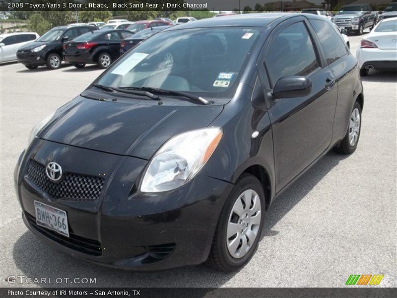 Black Sand Pearl / Dark Charcoal 2008 Toyota Yaris 3 Door Liftback