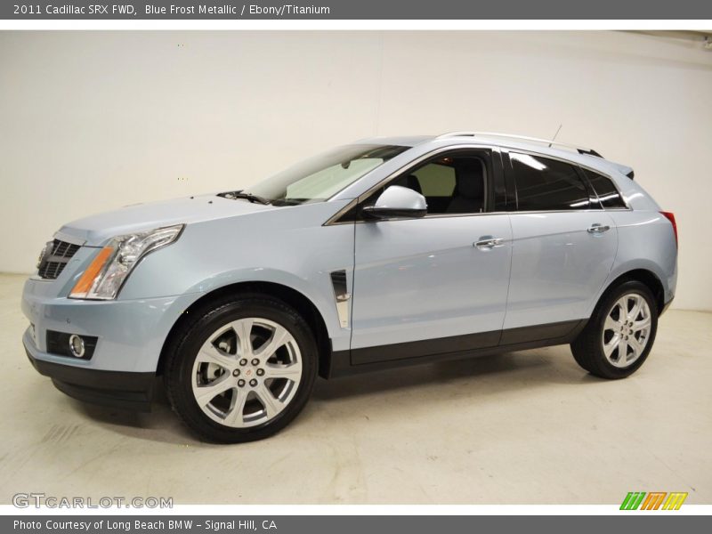 Blue Frost Metallic / Ebony/Titanium 2011 Cadillac SRX FWD