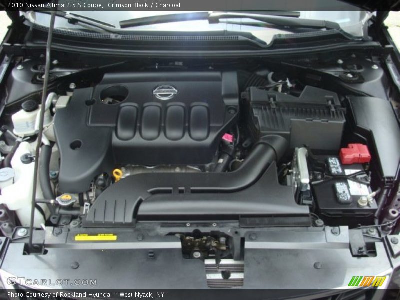 Crimson Black / Charcoal 2010 Nissan Altima 2.5 S Coupe