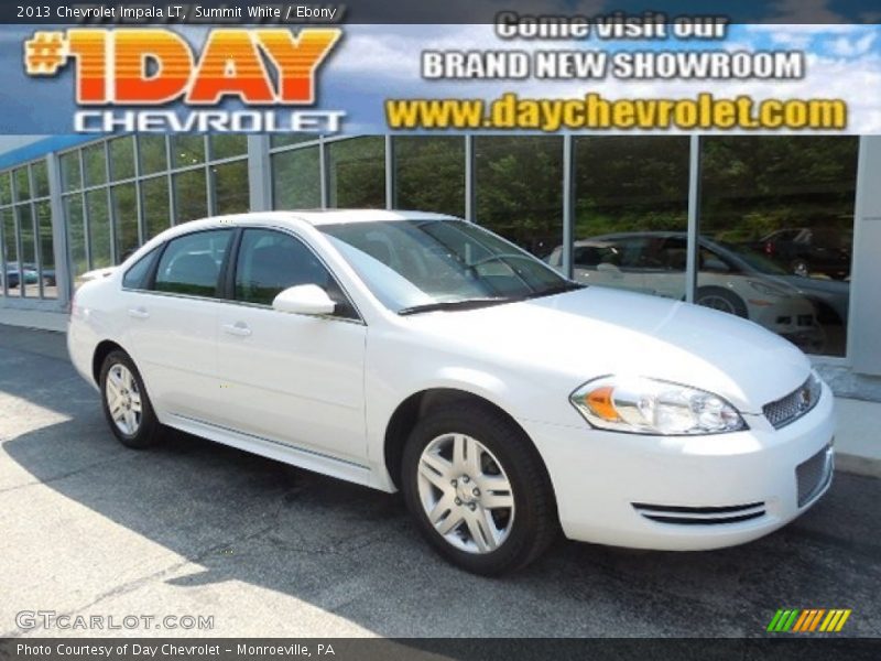 Summit White / Ebony 2013 Chevrolet Impala LT