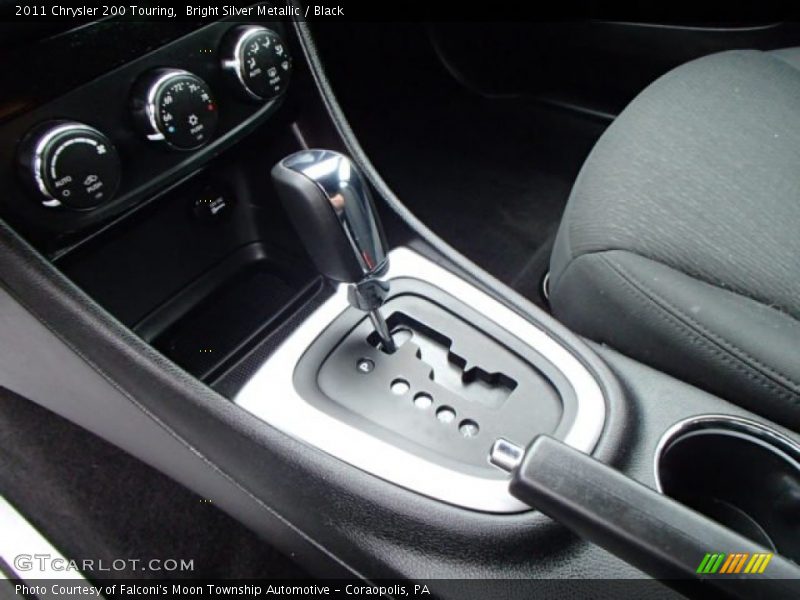 Bright Silver Metallic / Black 2011 Chrysler 200 Touring