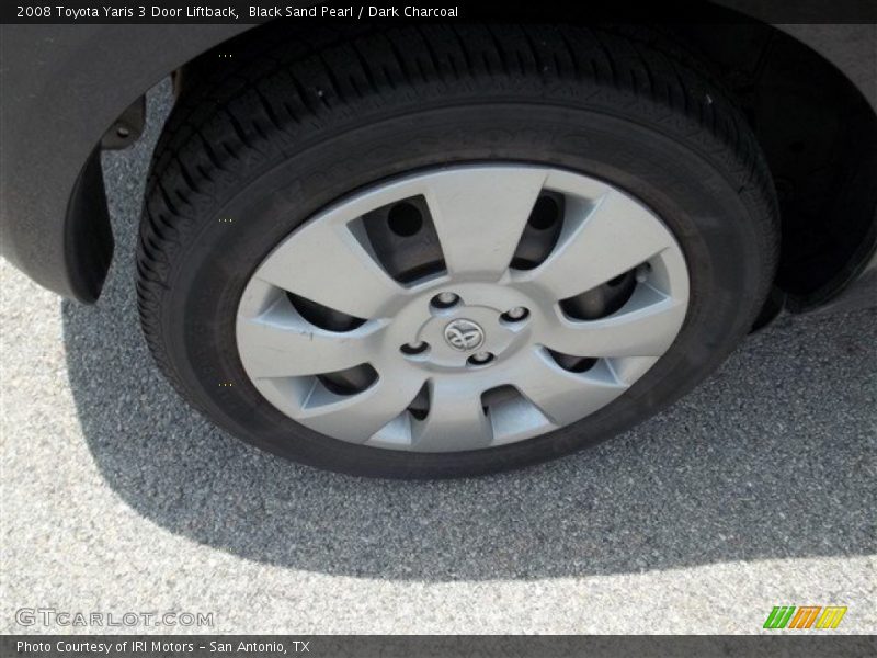 Black Sand Pearl / Dark Charcoal 2008 Toyota Yaris 3 Door Liftback