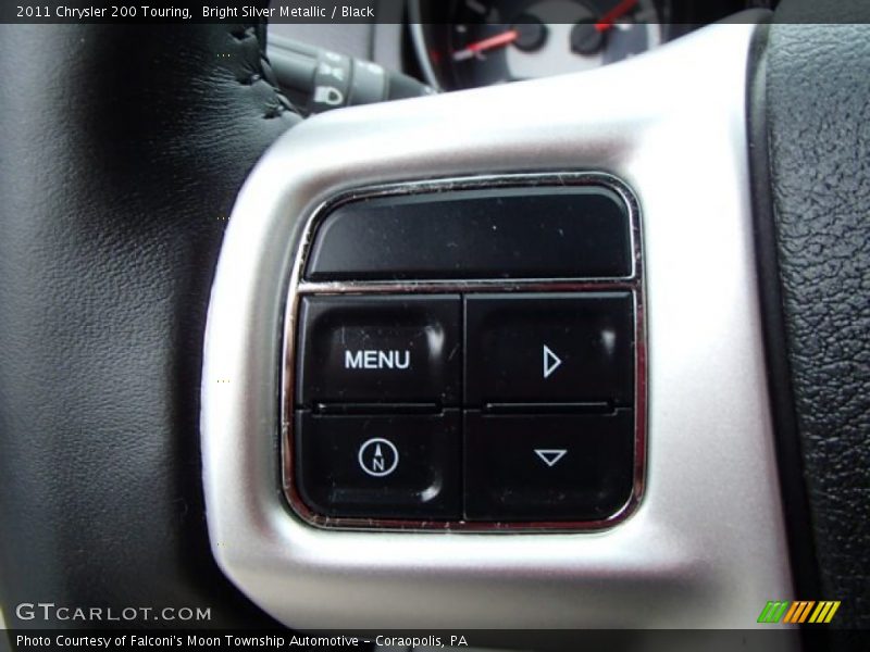 Bright Silver Metallic / Black 2011 Chrysler 200 Touring