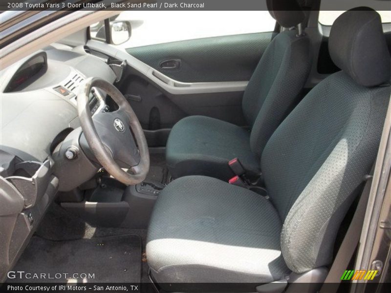 Black Sand Pearl / Dark Charcoal 2008 Toyota Yaris 3 Door Liftback