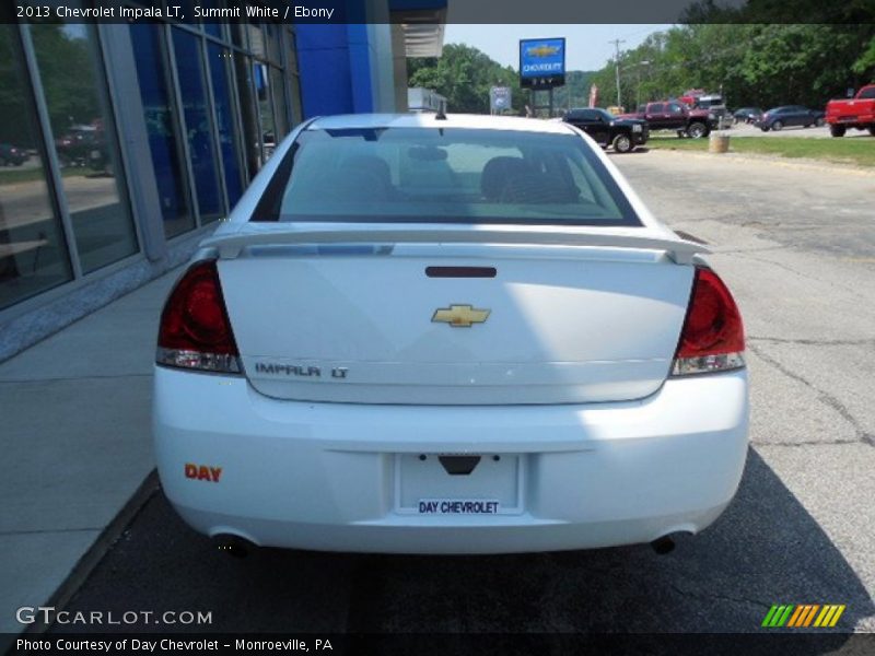 Summit White / Ebony 2013 Chevrolet Impala LT