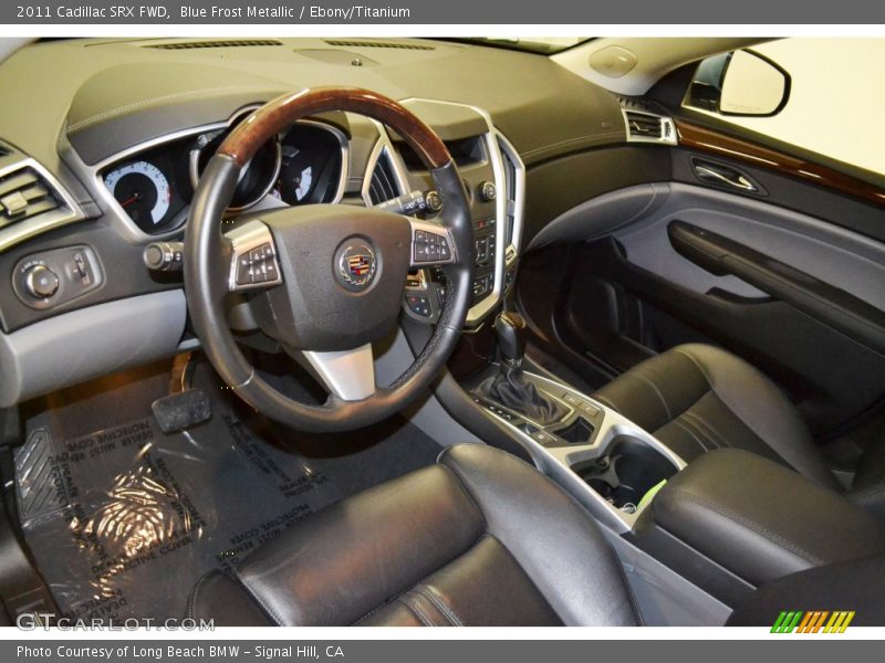 Blue Frost Metallic / Ebony/Titanium 2011 Cadillac SRX FWD