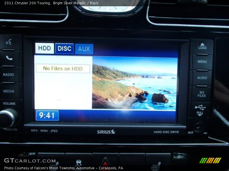 Bright Silver Metallic / Black 2011 Chrysler 200 Touring