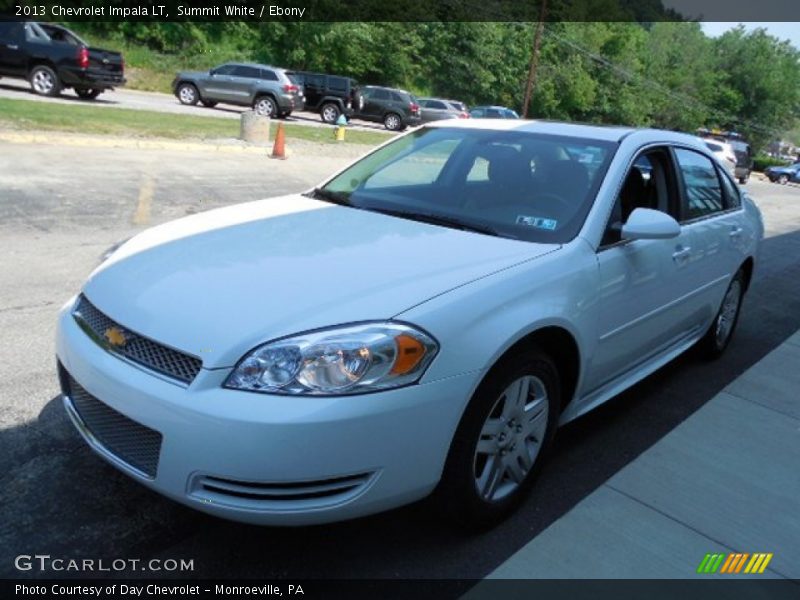 Summit White / Ebony 2013 Chevrolet Impala LT