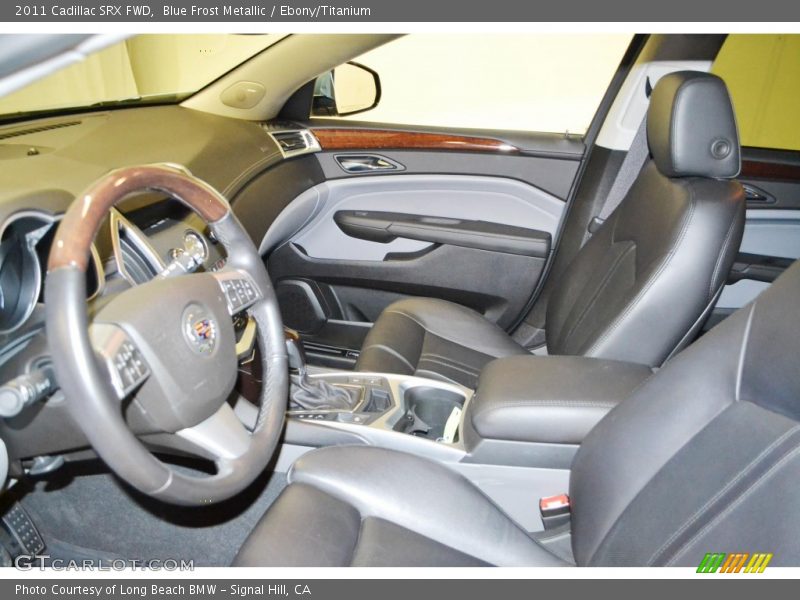 Blue Frost Metallic / Ebony/Titanium 2011 Cadillac SRX FWD