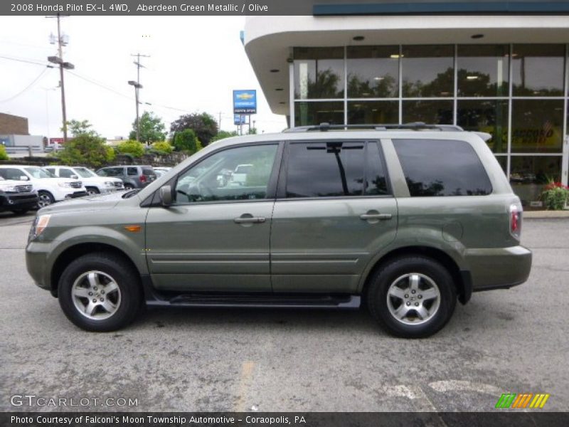 Aberdeen Green Metallic / Olive 2008 Honda Pilot EX-L 4WD