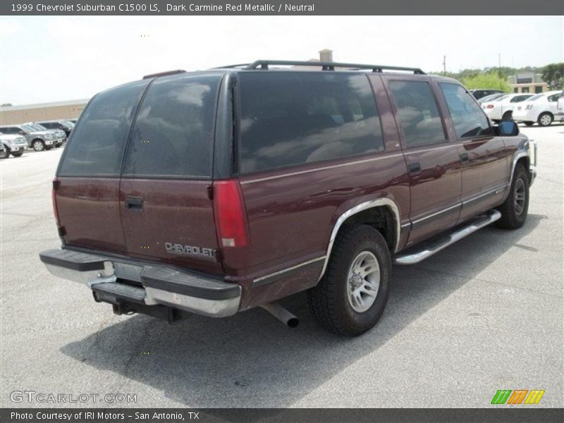 Dark Carmine Red Metallic / Neutral 1999 Chevrolet Suburban C1500 LS