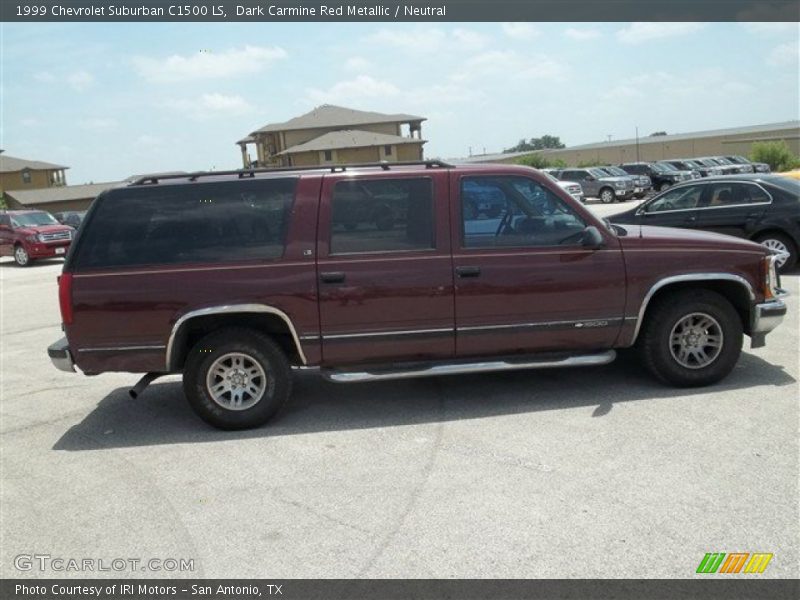 Dark Carmine Red Metallic / Neutral 1999 Chevrolet Suburban C1500 LS