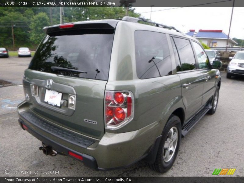 Aberdeen Green Metallic / Olive 2008 Honda Pilot EX-L 4WD