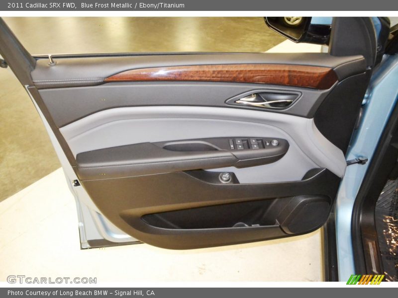 Blue Frost Metallic / Ebony/Titanium 2011 Cadillac SRX FWD