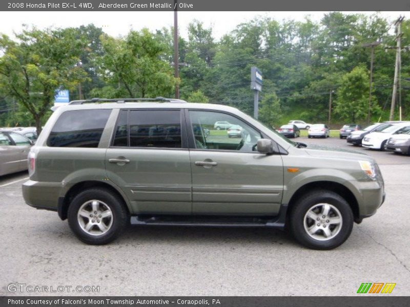 Aberdeen Green Metallic / Olive 2008 Honda Pilot EX-L 4WD