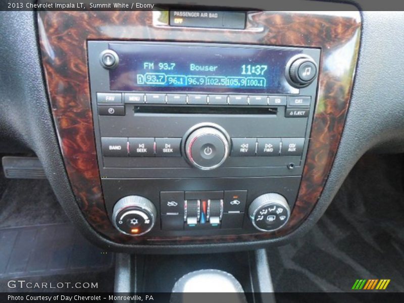 Summit White / Ebony 2013 Chevrolet Impala LT