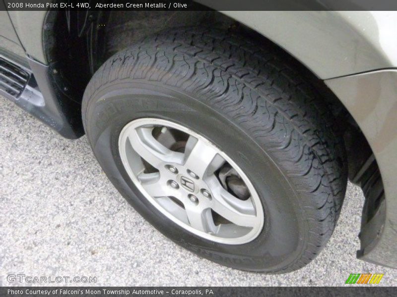 Aberdeen Green Metallic / Olive 2008 Honda Pilot EX-L 4WD