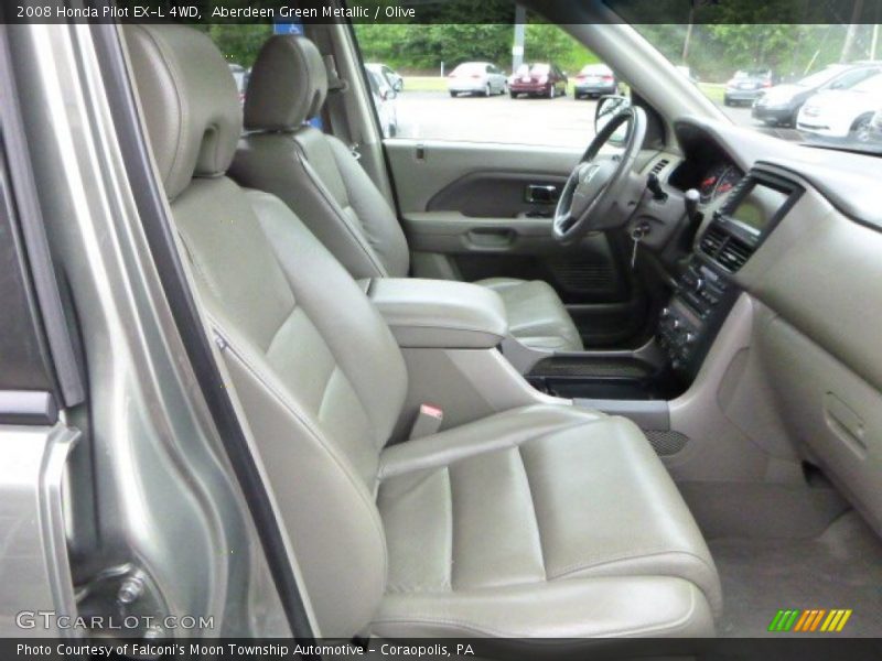 Aberdeen Green Metallic / Olive 2008 Honda Pilot EX-L 4WD