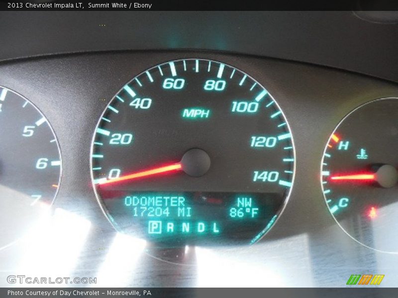 Summit White / Ebony 2013 Chevrolet Impala LT