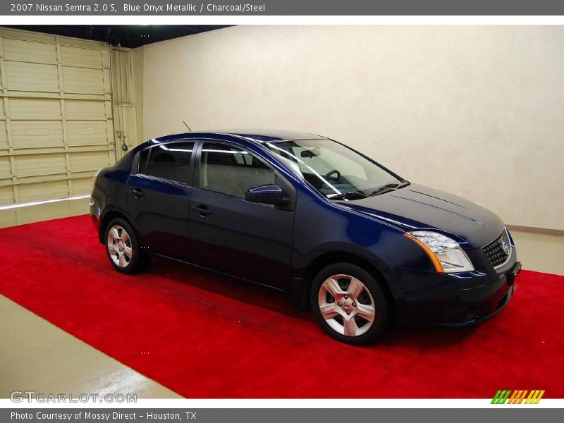 Blue Onyx Metallic / Charcoal/Steel 2007 Nissan Sentra 2.0 S