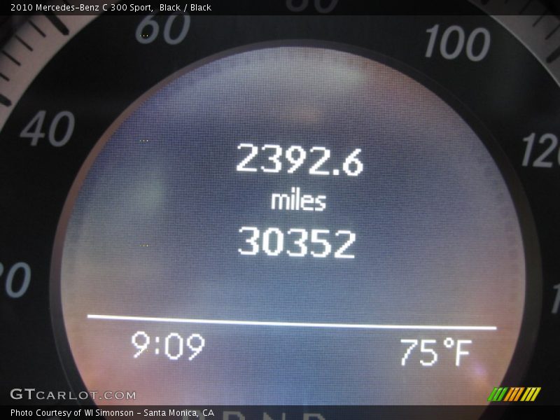Black / Black 2010 Mercedes-Benz C 300 Sport