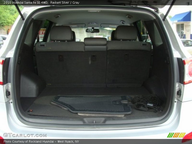 Radiant Silver / Gray 2010 Hyundai Santa Fe SE 4WD