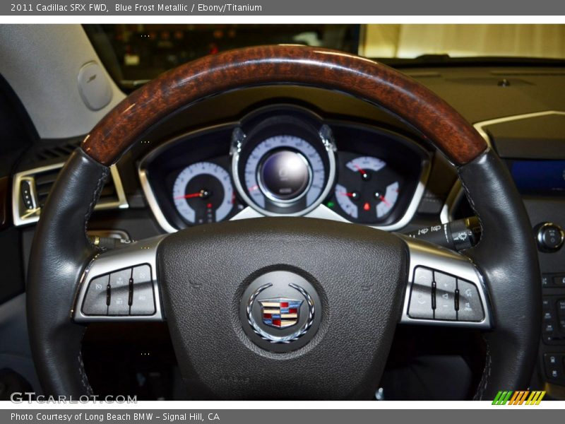 Blue Frost Metallic / Ebony/Titanium 2011 Cadillac SRX FWD
