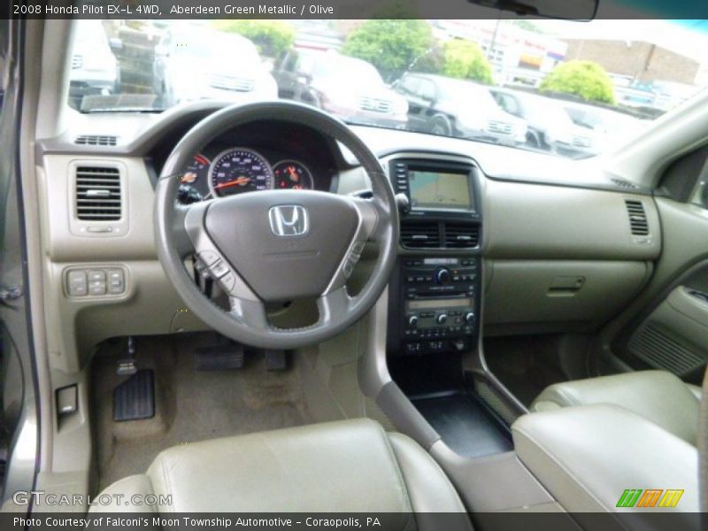 Aberdeen Green Metallic / Olive 2008 Honda Pilot EX-L 4WD