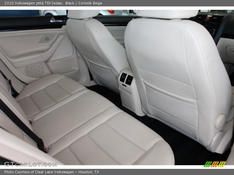 Black / Cornsilk Beige 2010 Volkswagen Jetta TDI Sedan